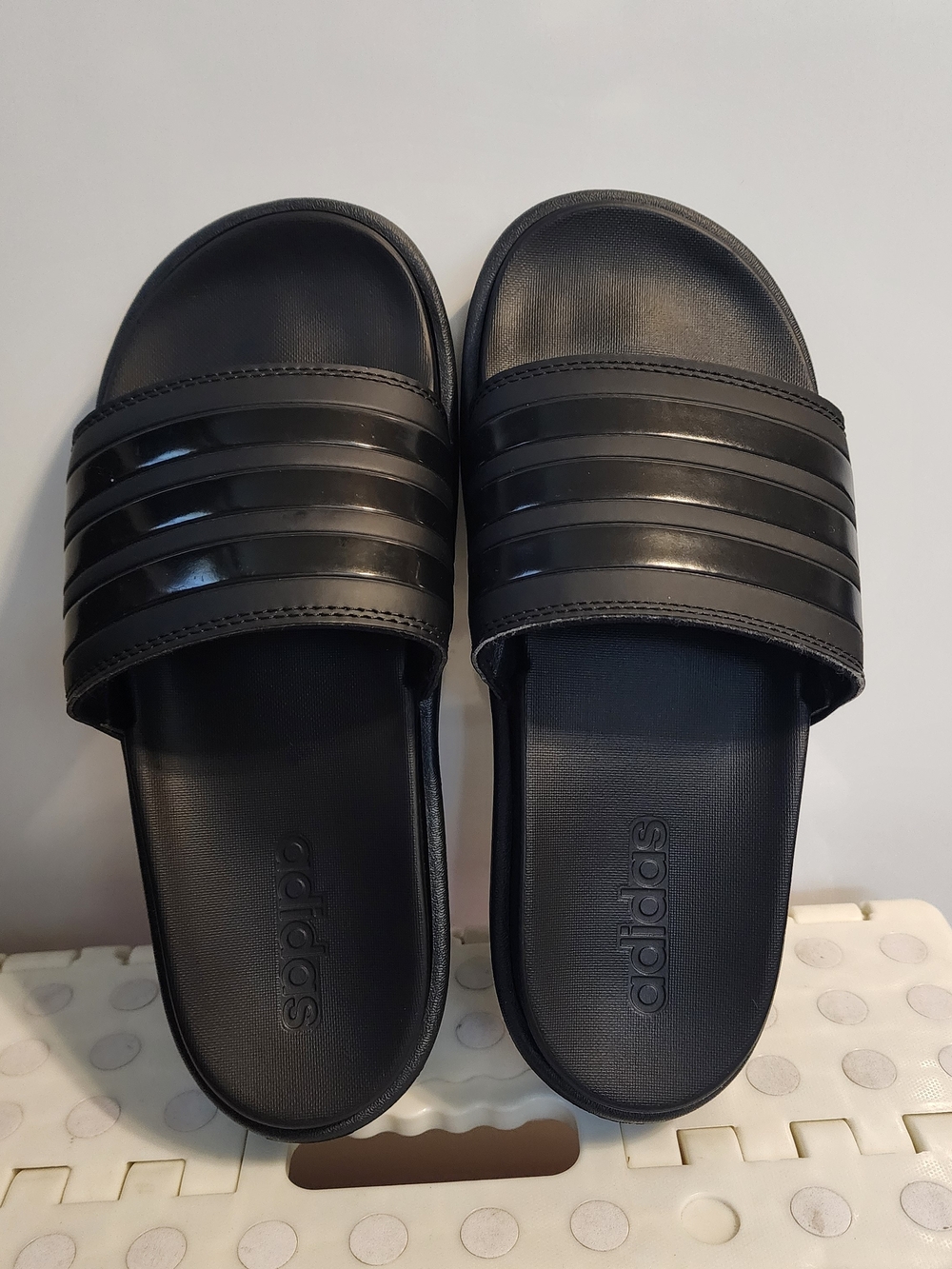 Sz 7 Women's Adidas Platform Slide Sandals